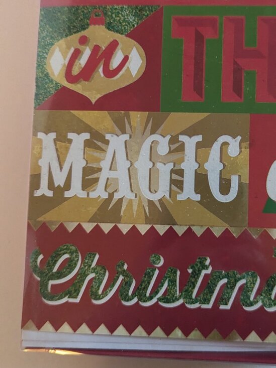 NWT 16 Retro MCM 'Believe Magic of Christmas' Modern Holiday Cards Sealed Box - Picture 3 of 5